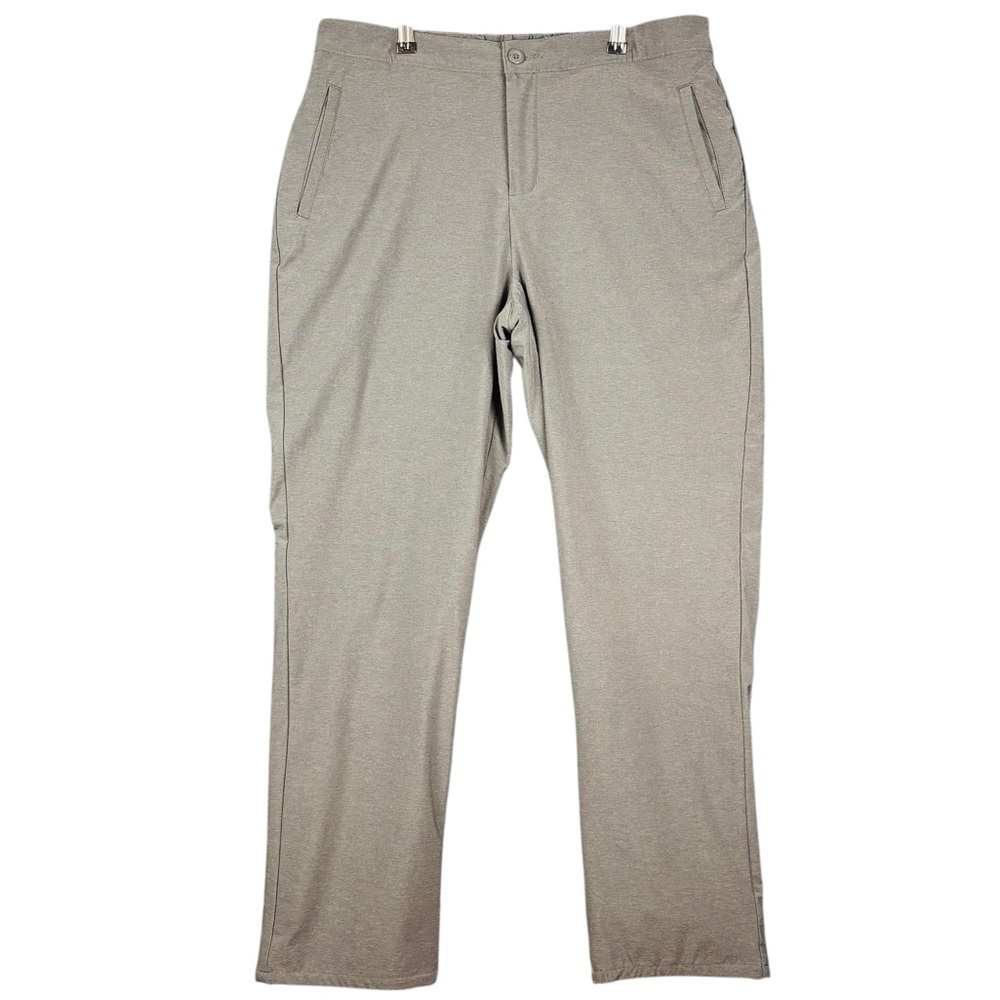 Stormpack Men’s Gray Fleece-Lined Softshell Pants – Sz L (Excellent Condition)